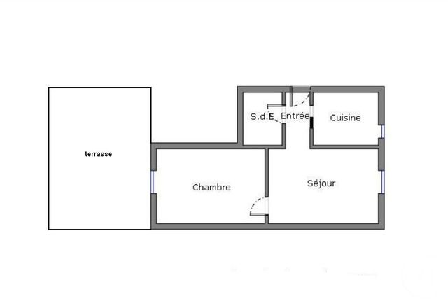 Appartement F2 à vendre - 2 pièces - 32.61 m2 - LE KREMLIN BICETRE - 94 - ILE-DE-FRANCE - Century 21 K.B. Immobilier