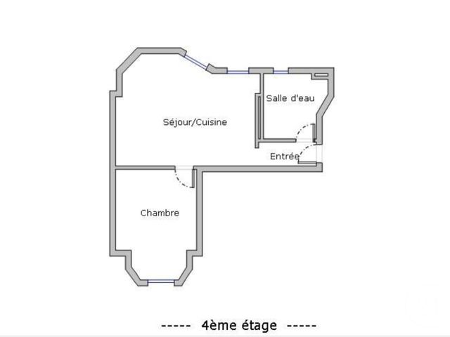Appartement F2 à vendre - 2 pièces - 40.6 m2 - LE KREMLIN BICETRE - 94 - ILE-DE-FRANCE - Century 21 K.B. Immobilier