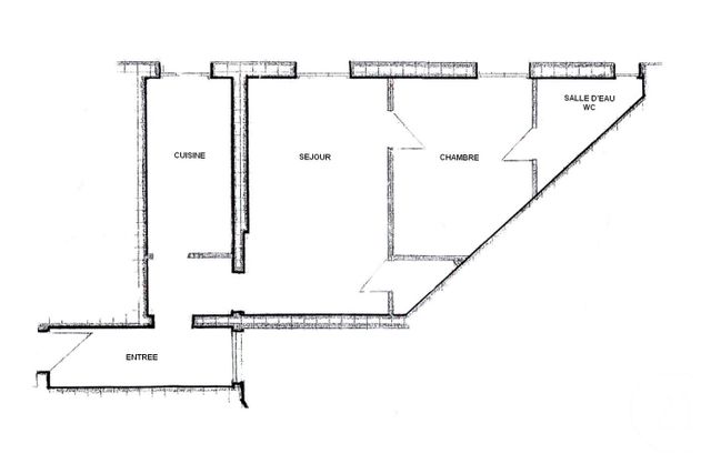 Appartement F2 à vendre - 2 pièces - 38.44 m2 - LE KREMLIN BICETRE - 94 - ILE-DE-FRANCE - Century 21 K.B. Immobilier
