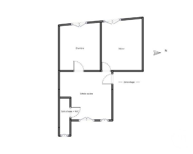 Appartement à louer - 2 pièces - 31.3 m2 - LE KREMLIN BICETRE - 94 - ILE-DE-FRANCE - Century 21 K.B. Immobilier