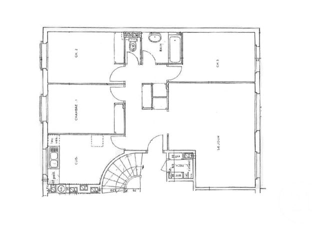 Appartement F4 à vendre - 4 pièces - 80.97 m2 - LE KREMLIN BICETRE - 94 - ILE-DE-FRANCE - Century 21 K.B. Immobilier